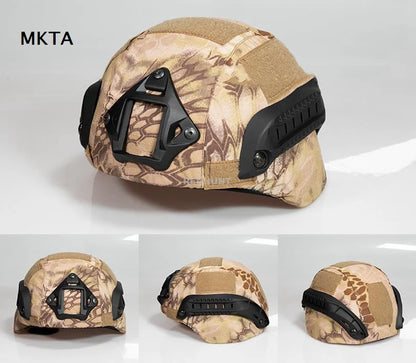 MICH2000 Helmet Cover Outdoor Sports Tactical Camouflage Gear MKTA