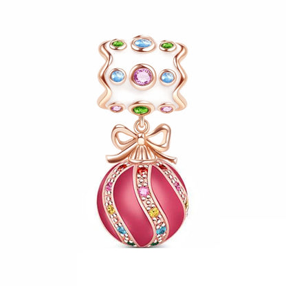 Hot Pink Murano Glass Charm Bead For 925 Bracelet Pendant