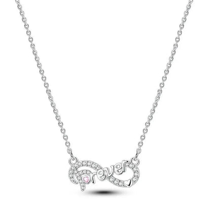 925 Sterling Silver Heart Butterfly Pendant Adjustable Sparkle Necklace for Women Elegant DIY Gift Jewelry