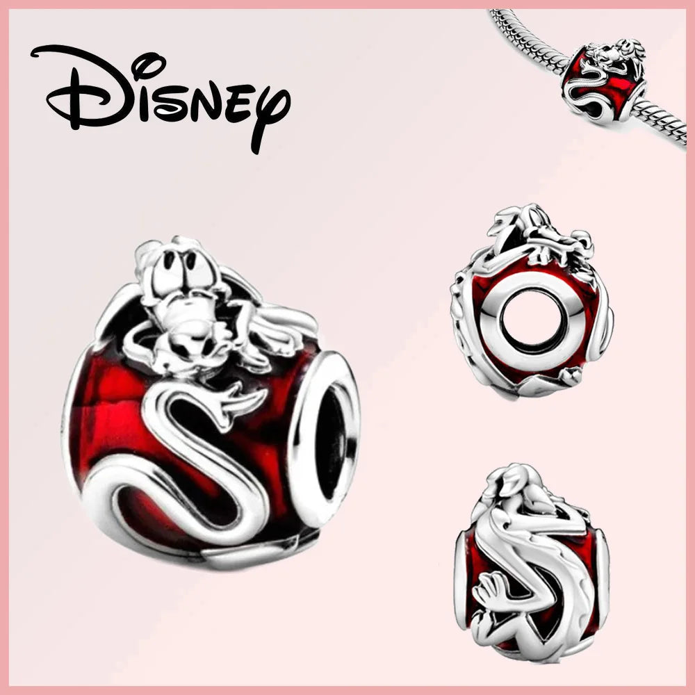 Disney 925 Sterling Silver Stitch Minnie Winnie Dangle