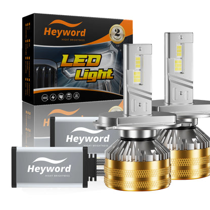 Heyword Truck LED Headlights 12V 24V H7 H4 H11 6000K