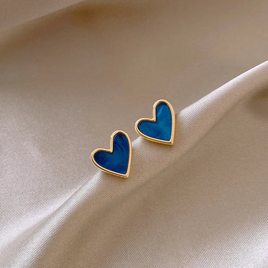 IFYOUOO Vintage Heart Earrings Delicate Sweet Jewelry for Women