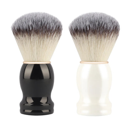 Premium Wooden Handle Bristle Shaving Brush for Men - Ideal for Beard Grooming and Facial Cleaning