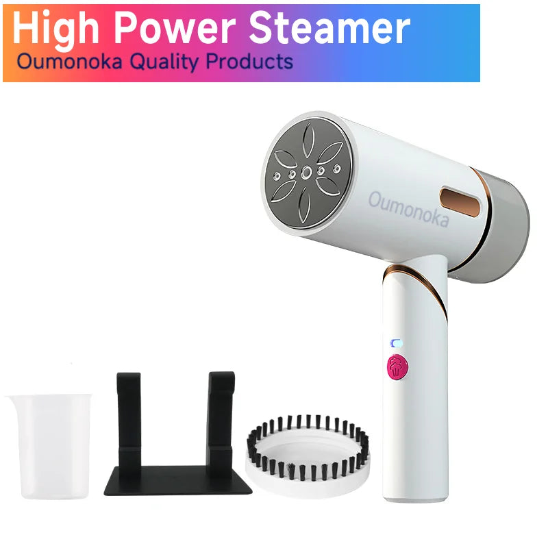 2-in-1 Handheld Steam Iron Garment Steamer Portable Machine High power