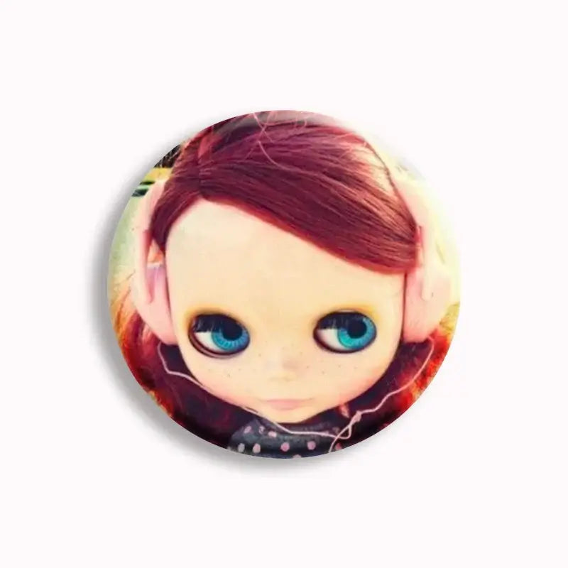 Music Blythe Doll Gothic Style Button Pin Brooch Badge 13
