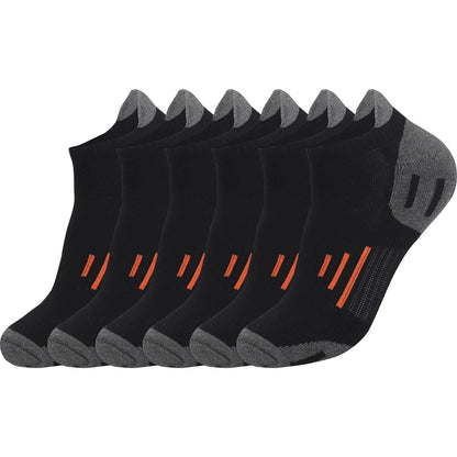 6 Pairs Unisex Terry Sole Running Socks Thick Cotton