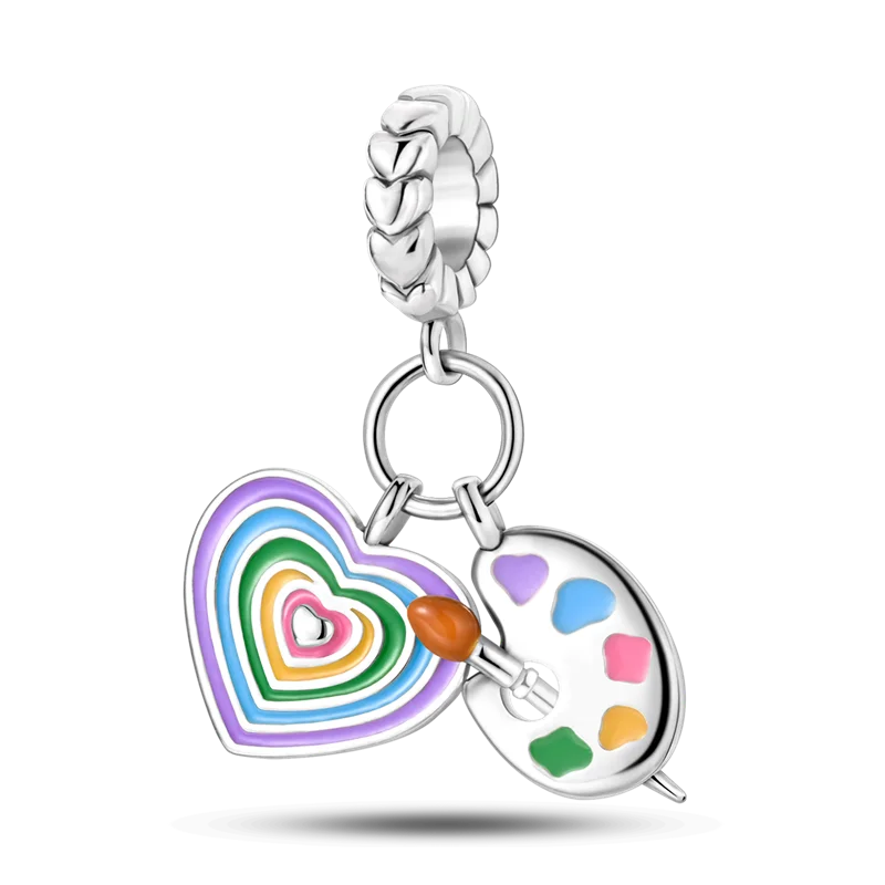 925 Sterling Silver Charm Bead Bracelet for Smartwatch and DIY Jewelry KTC839