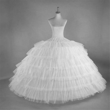 Elegant Bridal Crinoline Petticoat Underskirt for Ball Gown Dresses
