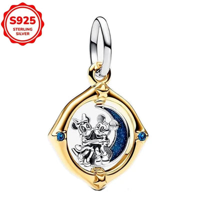 Disney 925 Sterling Silver Pixar Character Bead Charm