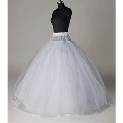 Elegant Tulle Layered Petticoat Bridal Underskirt for A-Line Wedding Dresses