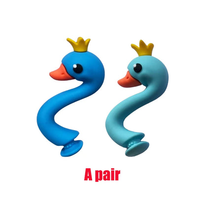 Whimsical 3D Swan Shoe Charms PVC Accessories for Customizing Shoes and Bags