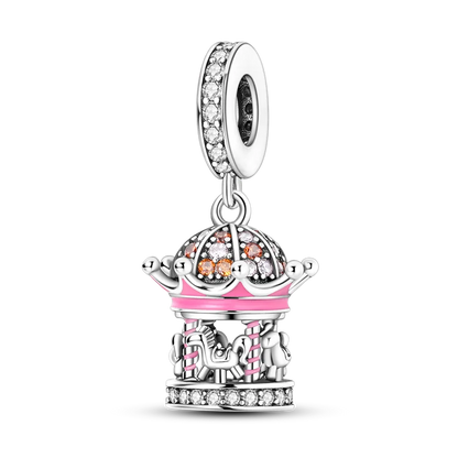 925 Sterling Silver Charm Bead Bracelet for Smartwatch and DIY Jewelry KTC913