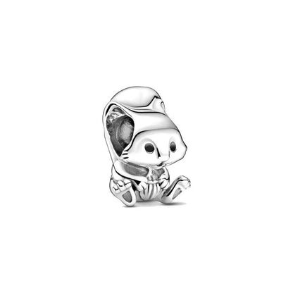 Exquisite 925 Silver Car Bead Cross Pendant for European Bracelets Stylish DIY Jewelry for Women