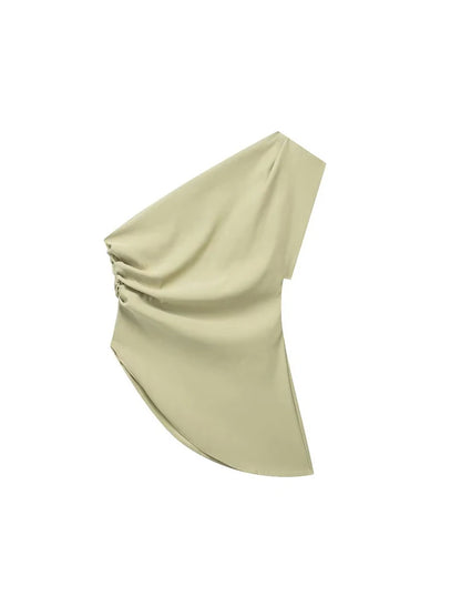 Dozw Asymmetric Off Shoulder Top For Women Trendy Chic