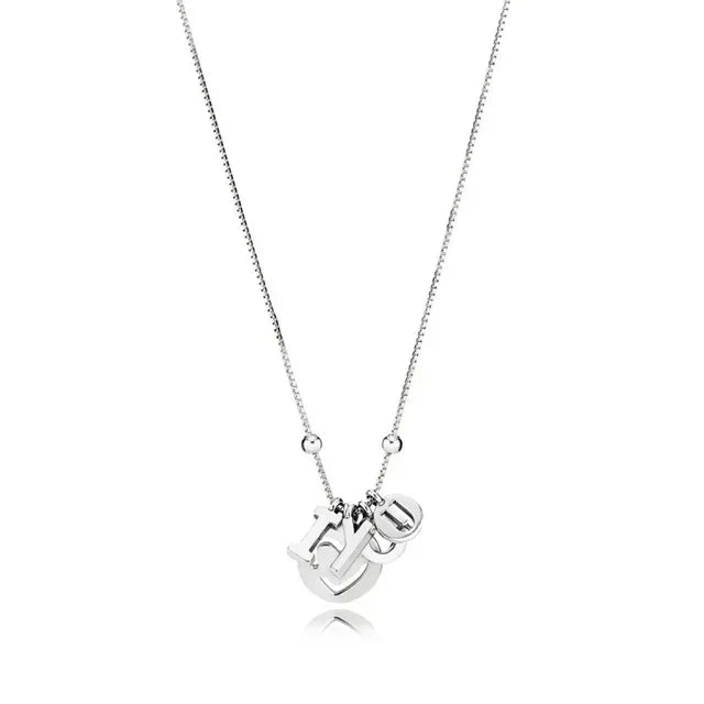 Elegant 925 Sterling Silver Heart Pendant Necklace for Women - Perfect Valentine's Day Jewelry Gift