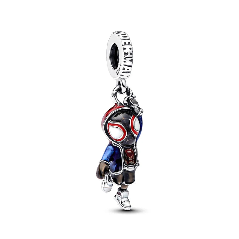 Disney Captain America 925 Sterling Silver Charm Bead