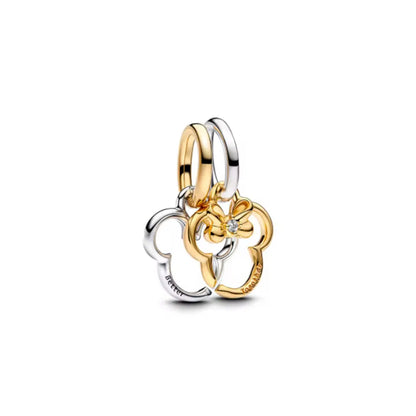 Exquisite 925 Silver Elephant Beads and Mouse Pendant for European Original Bracelet DIY Jewelry