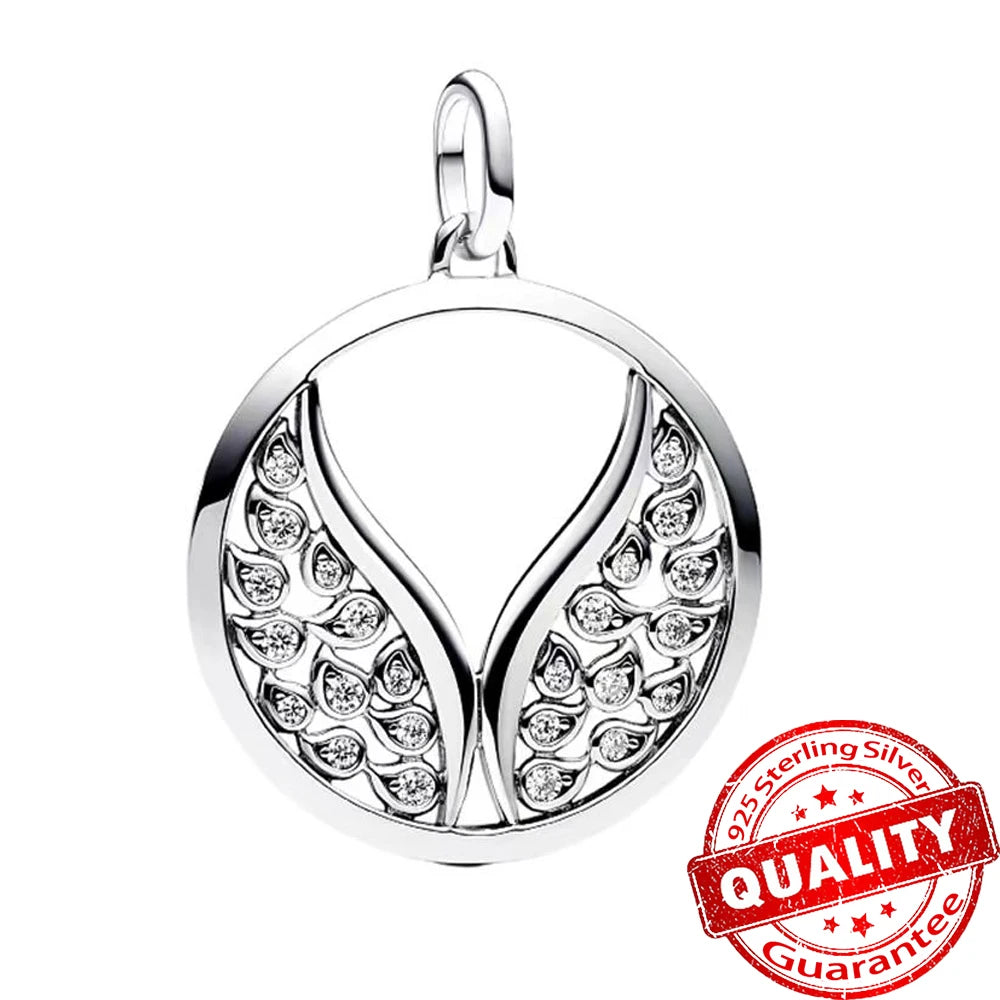Elegant 925 Sterling Silver Ocean Themed Pendant Charm for Jewelry FCC412