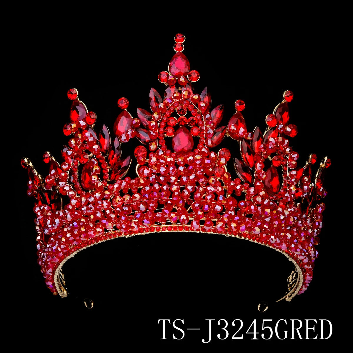 Luxury Bridal Diamond Crystal Rhinestone Tiara Headpiece for Wedding and Special Occasions