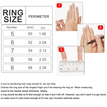 Blue Zircon Evil Eye Palm Star Moon Ring for Women in 925 Sterling Silver Fine Jewelry Gifts LKTR092