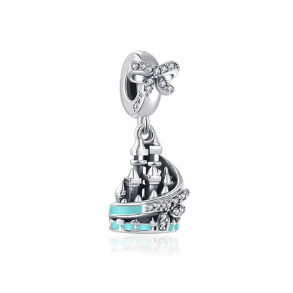 Mermaid Princess 925 Silver Dangle Charm Top Rated DIY Jewelry for Bracelets and Necklaces F292