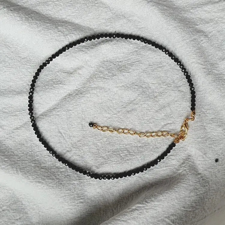 Elegant Black Beads Choker Necklace for Women - Top-Rated Party Jewelry by Fashion Brand