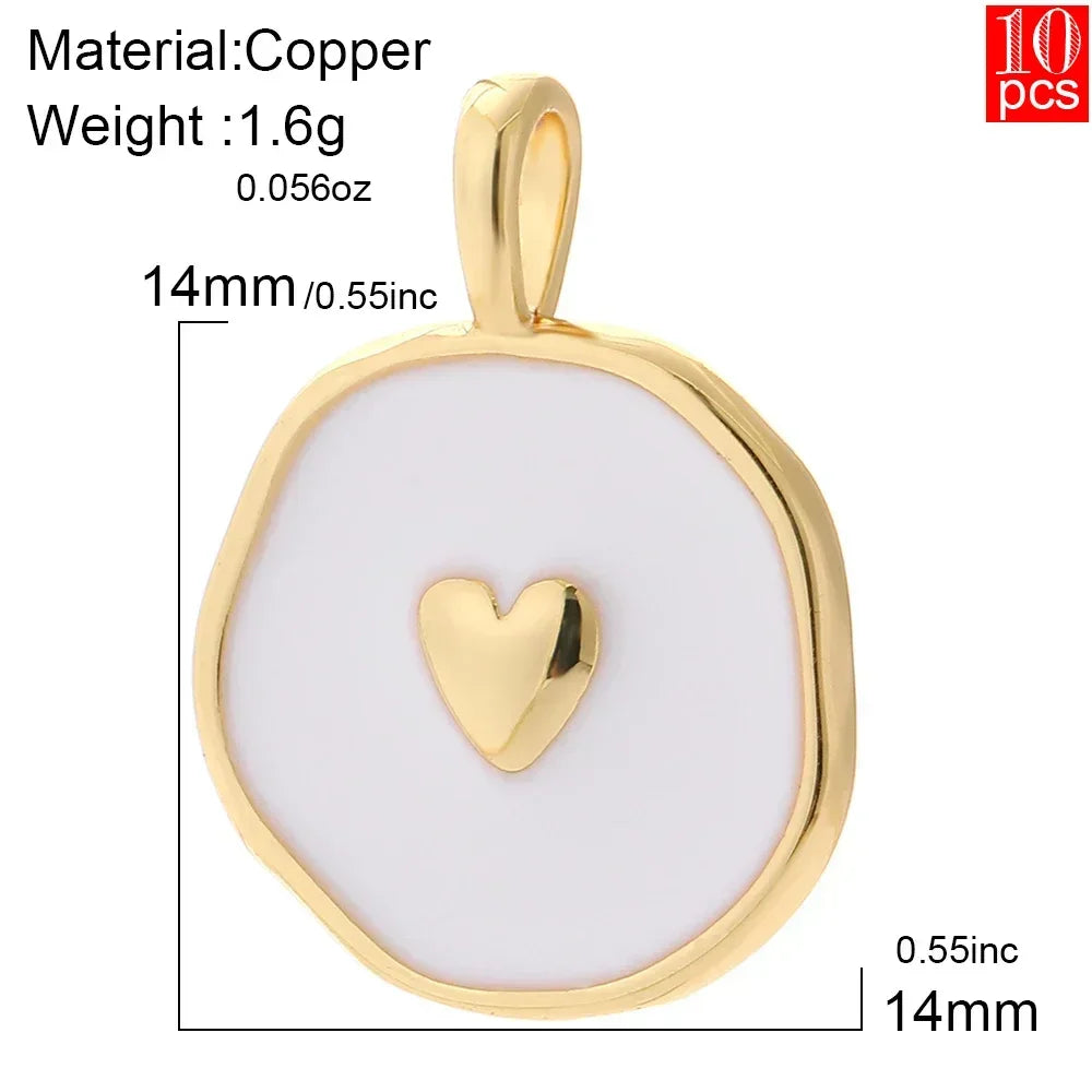 Elegant Blue Eye Heart Necklace Set for Women with Golden Star and Bee Charms on Stainless Steel Chain