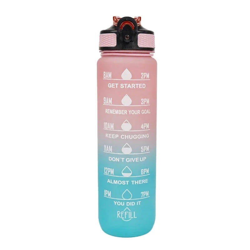 1L Leakproof Sport Water Bottle For Travel Fitness Cycling
