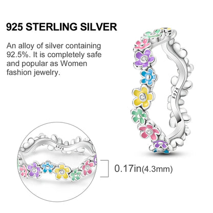 Elegant 925 Sterling Silver Heart Zircon Ring for Women Starmoon Design Engagement or Wedding Gift SER205