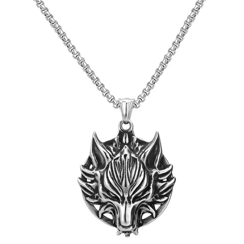 Handcrafted Skull Roman Helmet Pendant Necklace for Men