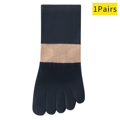 Trendy Non Slip Mesh Five Toe Yoga Socks For Women Pilates