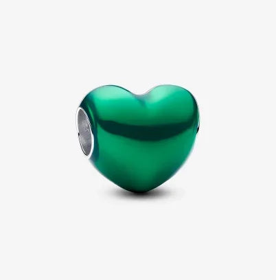 925 Sterling Silver Green Heart Clover Dinosaur Hot Air Balloon Charms for DIY Bracelets Fine Zircon Jewelry