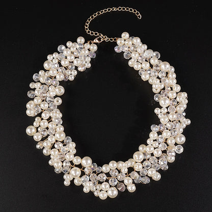 Elegant Bridal Pearl Jewelry Set - Dangle Earrings & Necklace - Top-Rated Party Accessory