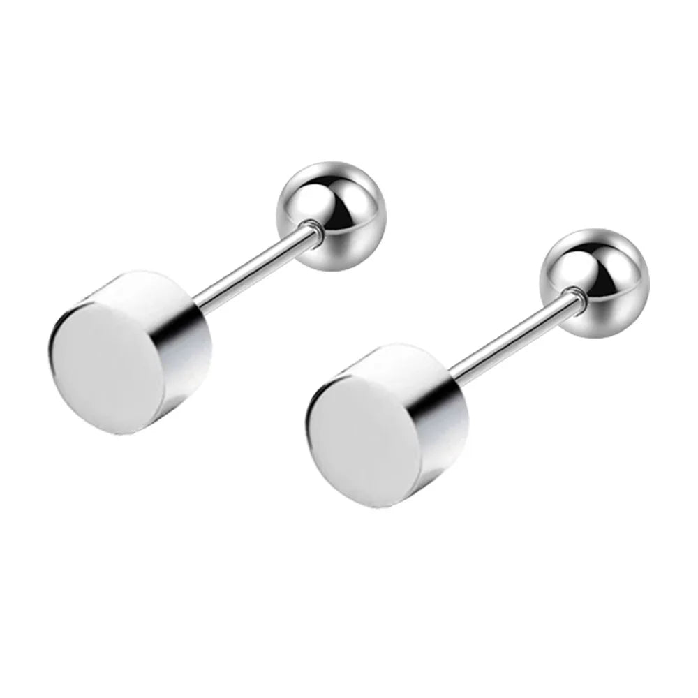 Elegant 925 Sterling Silver Star Cube Stud Earrings for Women by GaaBou