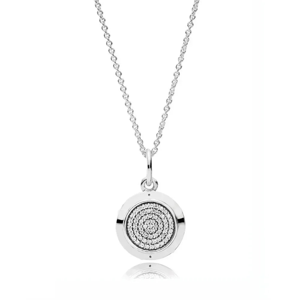 Elegant 925 Sterling Silver Heart Pendant Necklace for Women - Perfect Valentine's Day Jewelry Gift