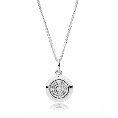 Elegant 925 Sterling Silver Heart Pendant Necklace for Women - Perfect Valentine's Day Jewelry Gift