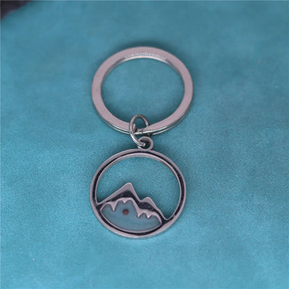 Nedar Mustard Seed Pendant Keyring for Women with Christian Dandelion Seeds Keychain