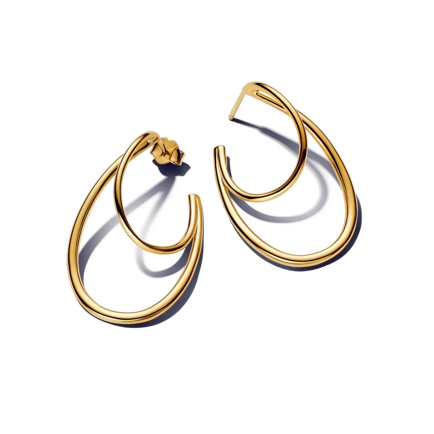 Elegant 925 Sterling Silver Heart Charm Earrings for Women AME067