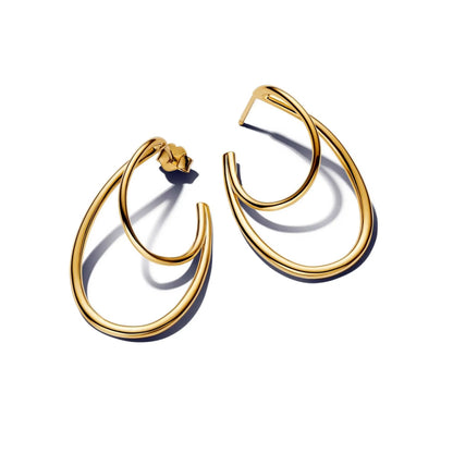 Elegant 925 Sterling Silver Heart Charm Earrings for Women AME067