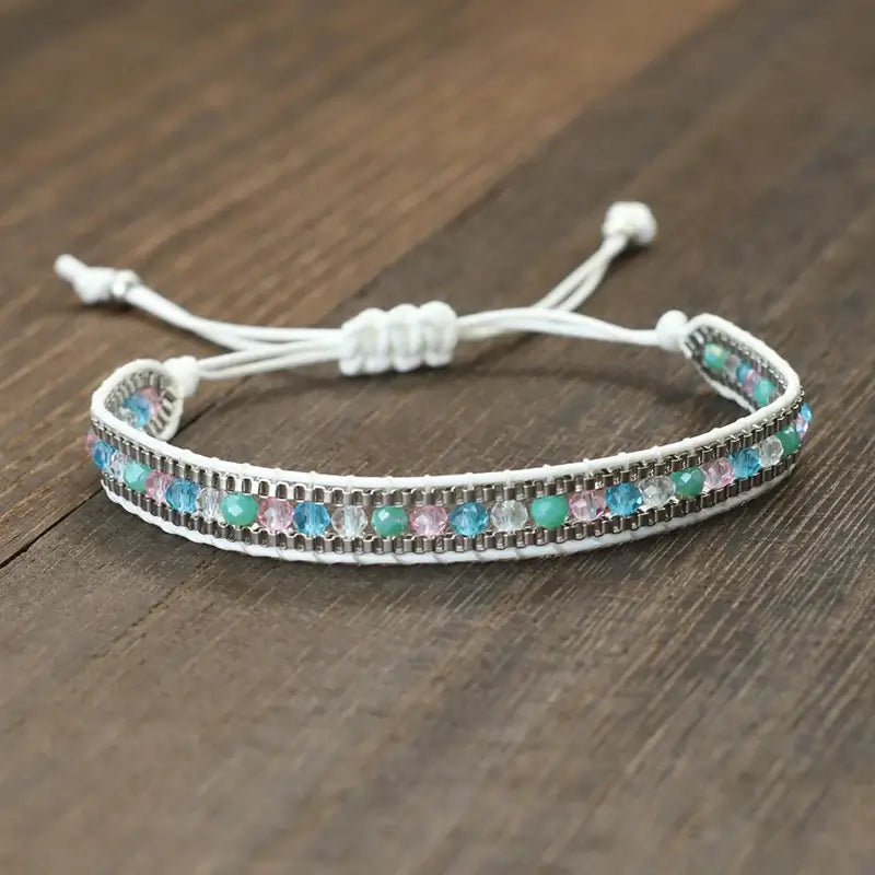 Bohemian Cord Chain Bracelet for Women - Beach Style Handmade Jewelry