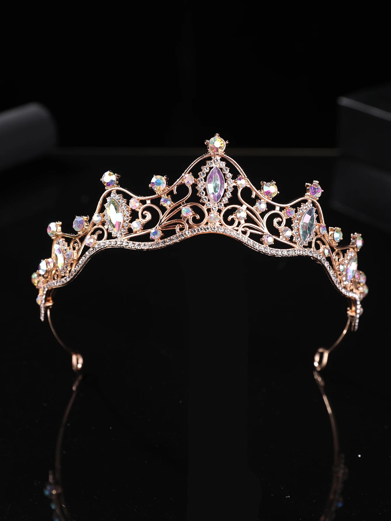 Princess Sparkle Tiara - Wedding Hair Accessory for Girls MULTI Size fits all