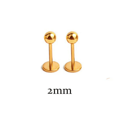 Stainless Steel Tragus Helix Ball Studs Set for Men and Women Body Piercing Jewelry