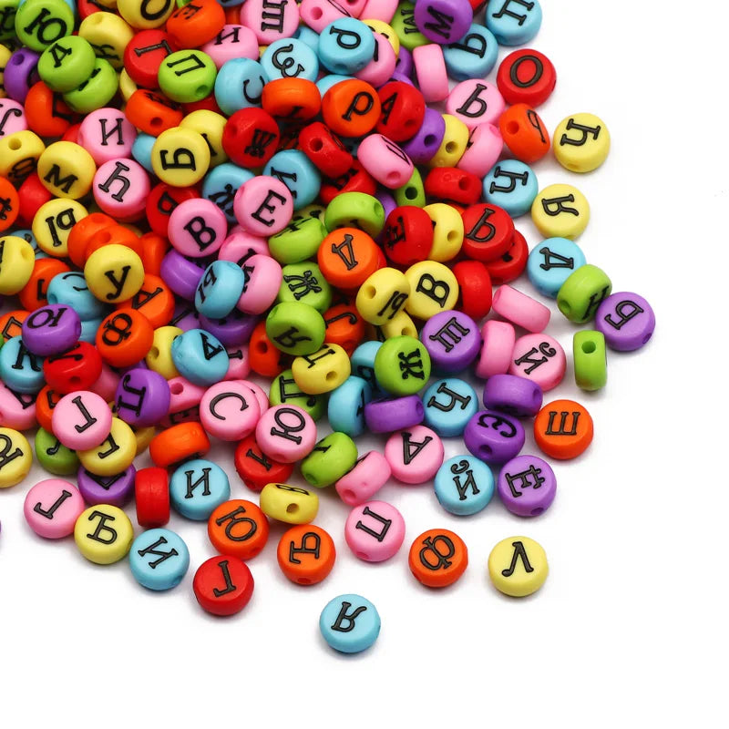 Chic Black Acrylic Beads with Gold Heart Design for Jewelry Crafting