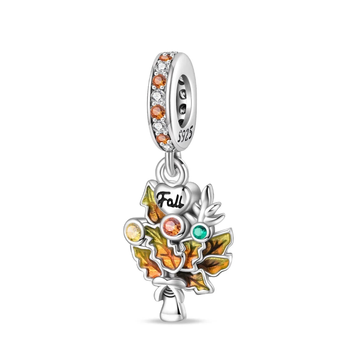925 Sterling Silver Butterfly Clip Dangle Charms For Women