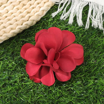 Bohemian Orchid Flower Hair Clips for Women Bridal Beach Wedding Hair Accessories