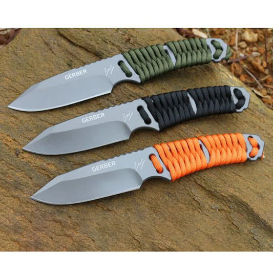 1pc Multi-Purpose Outdoor Knife, EDC Pocket Knife, Fixed Blade with Scabbard
