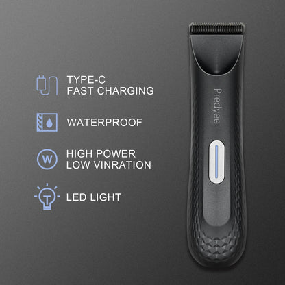 Electric Trimmer for Men's Groin Hair Versatile Groomer