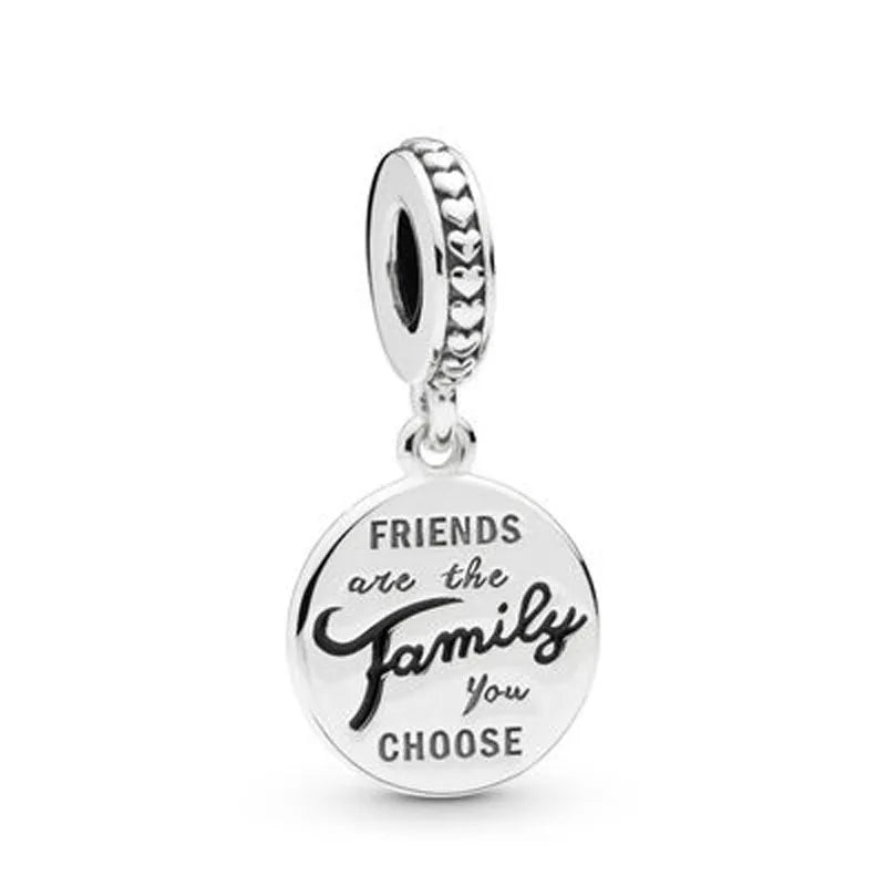 European 925 Sterling Silver Family Tree Charm Pendant Bead for Best Friend and Mom Jewelry Fit for Bracelet and Necklace