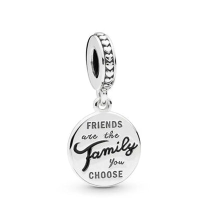 European 925 Sterling Silver Family Tree Charm Pendant Bead for Best Friend and Mom Jewelry Fit for Bracelet and Necklace