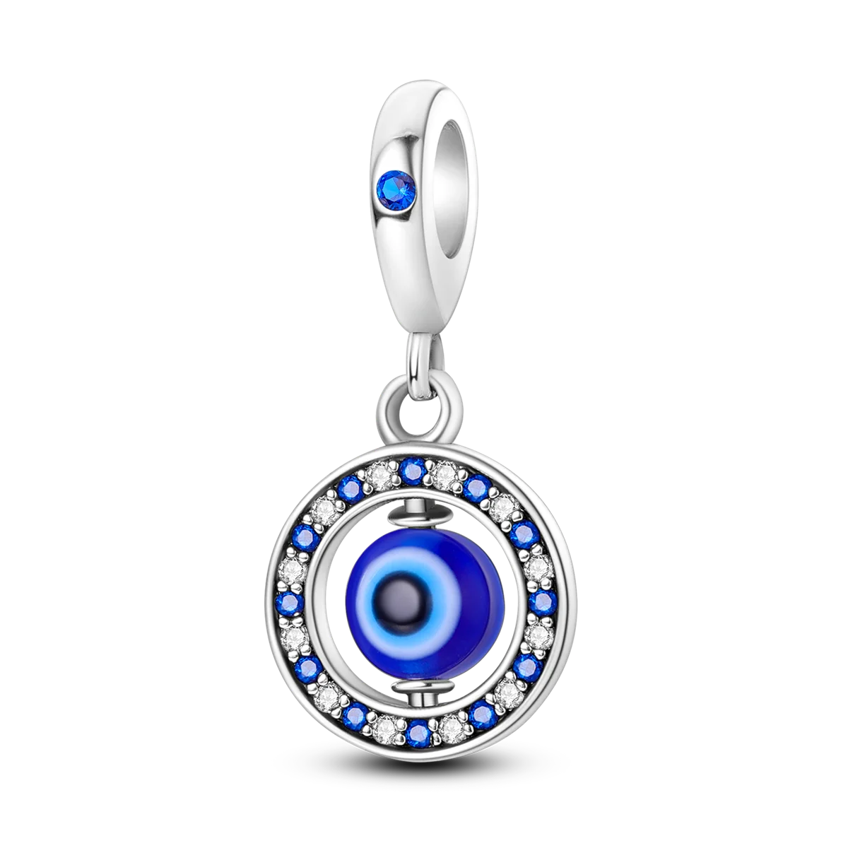 CharmBeads 925 Silver Blue Series DIY Bracelet Charms Top Rated Fashion Pendants KTC681